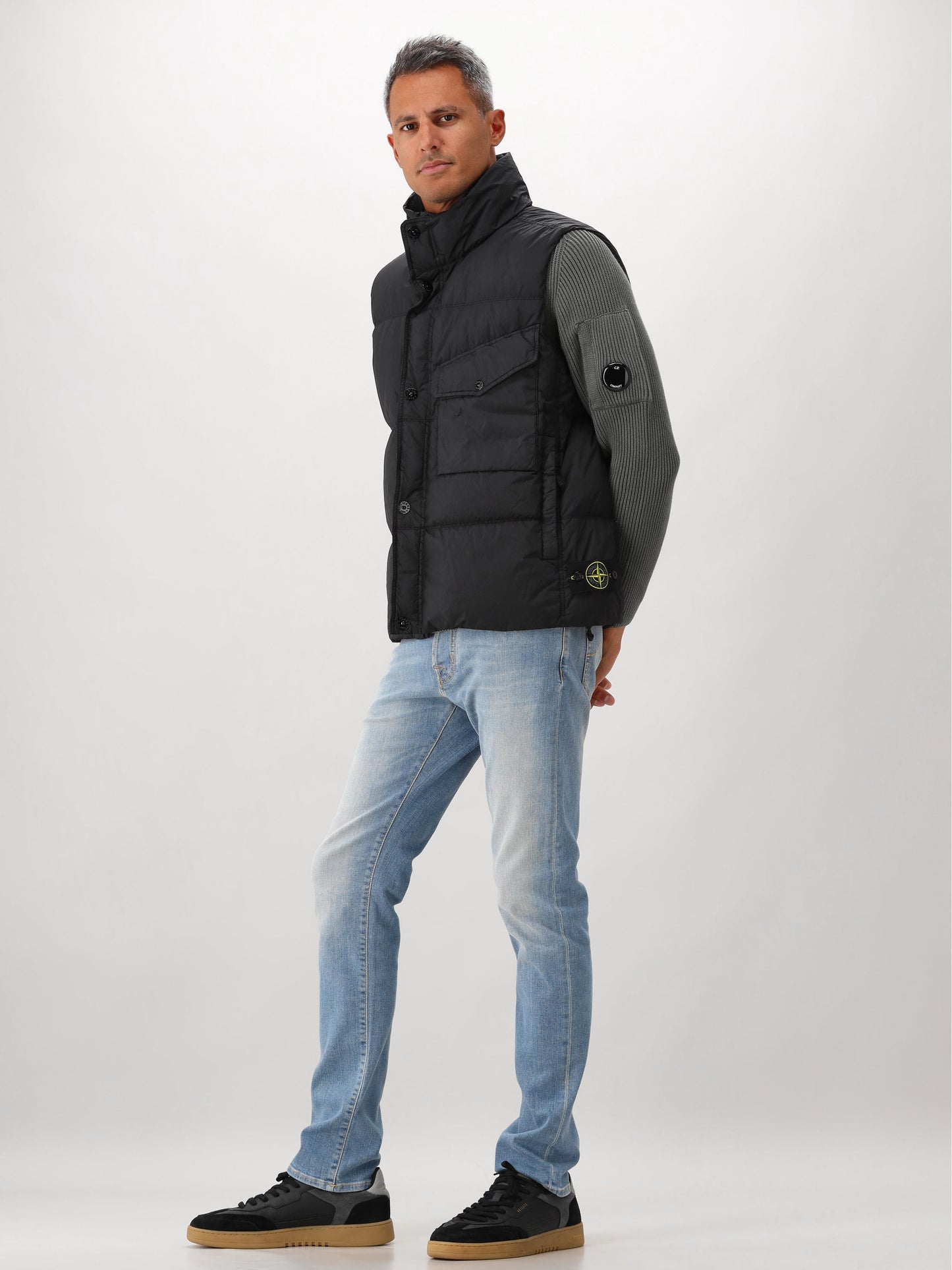 Stone Island Bodywarmer Zwart