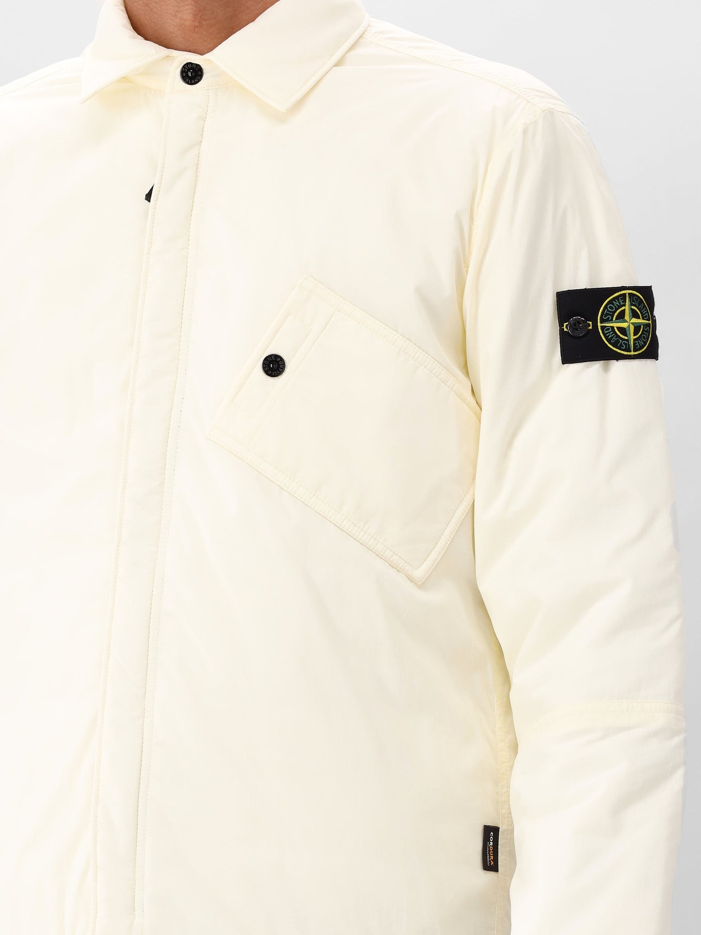 Stone Island Overshirt Gebroken Wit