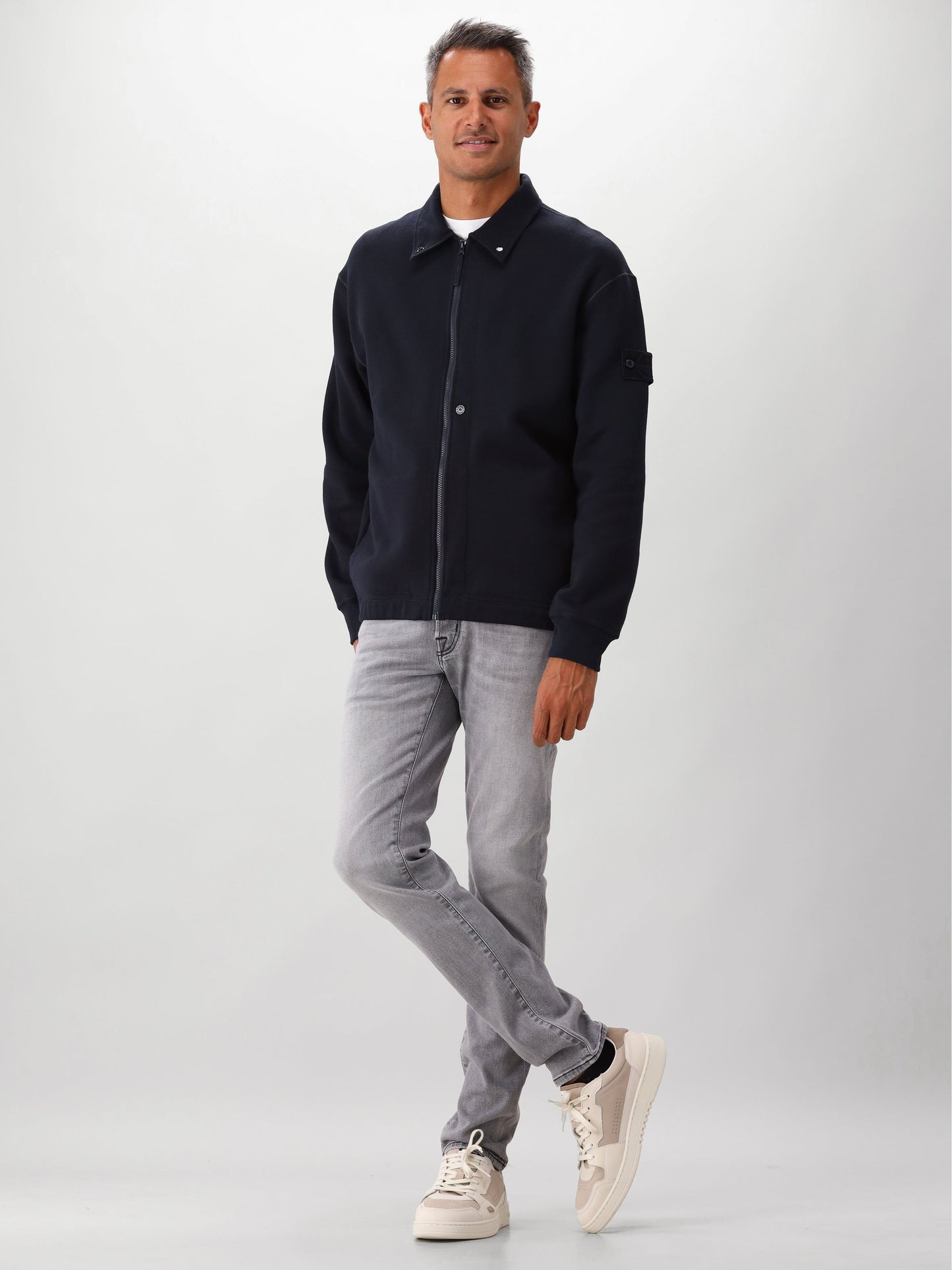 Stone Island Vest Blauw Ghost