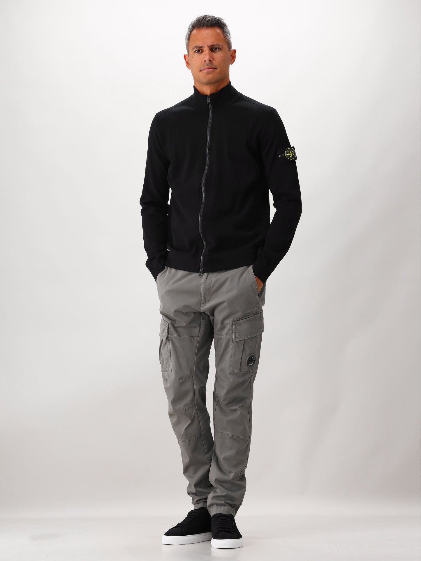 Stone Island Gebreid Vest Zwart