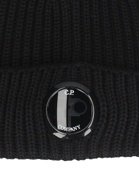C.P. Company Muts Zwart Wool Beanie