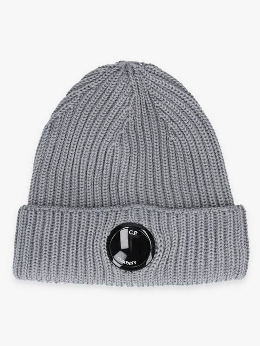 C.P. Company Muts Grijs Wool Beanie