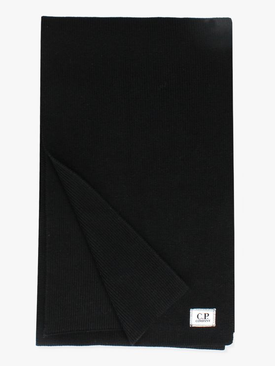 C.P. Company Sjaal Zwart Re-Wool