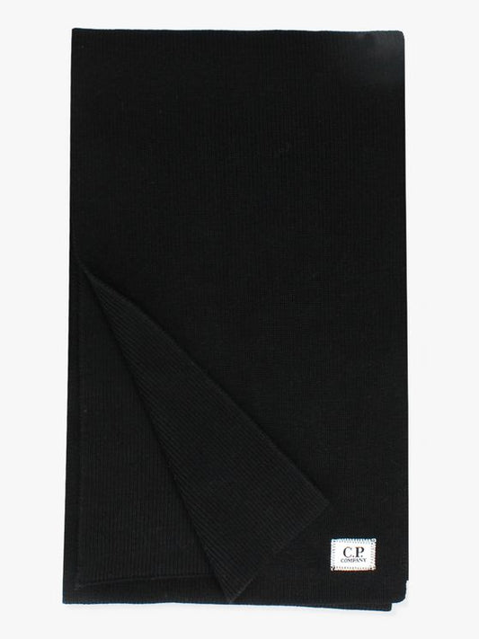 C.P. Company Sjaal Zwart Re-Wool