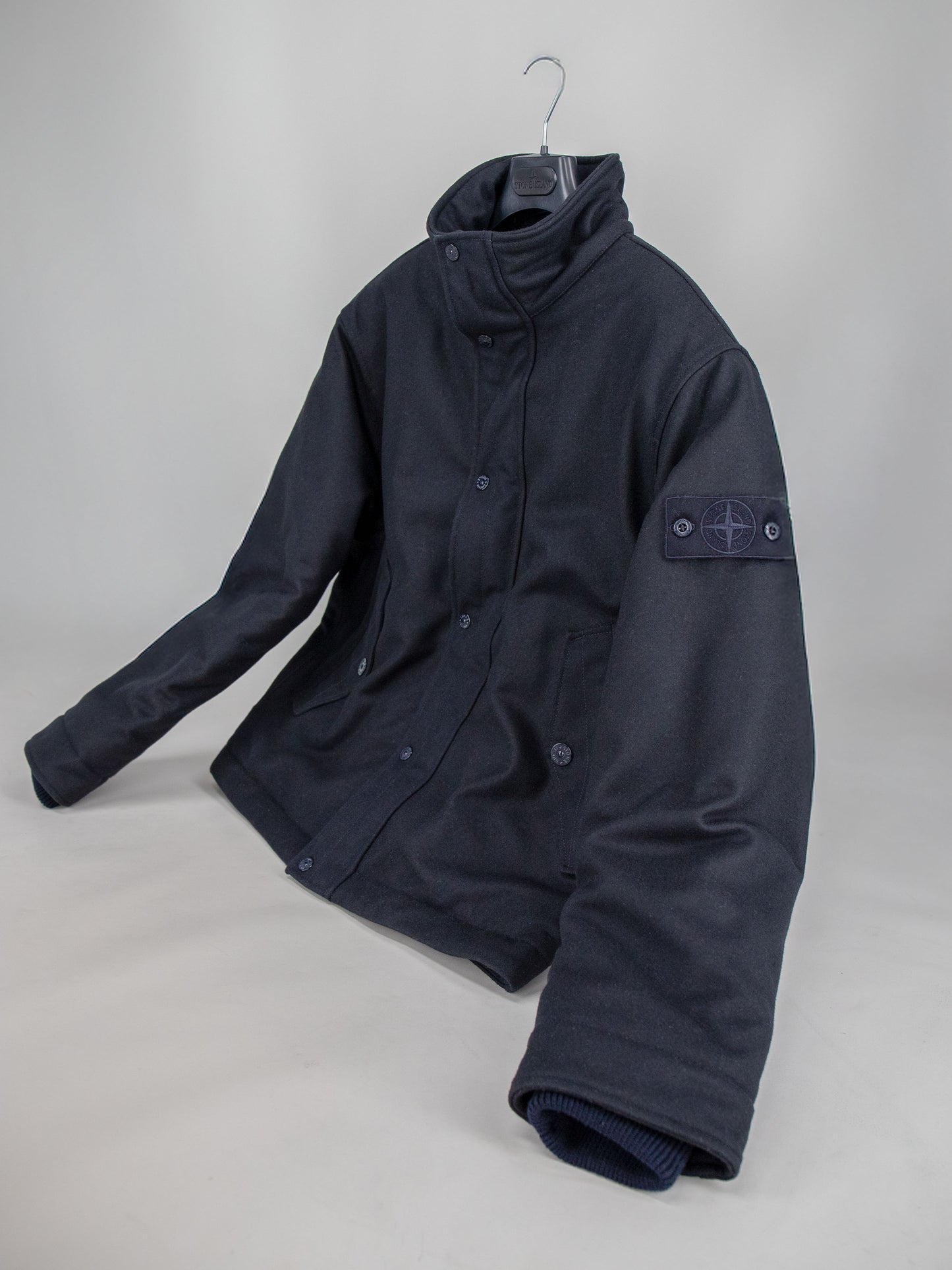Stone Island Jas Blauw Capospalla Ghost