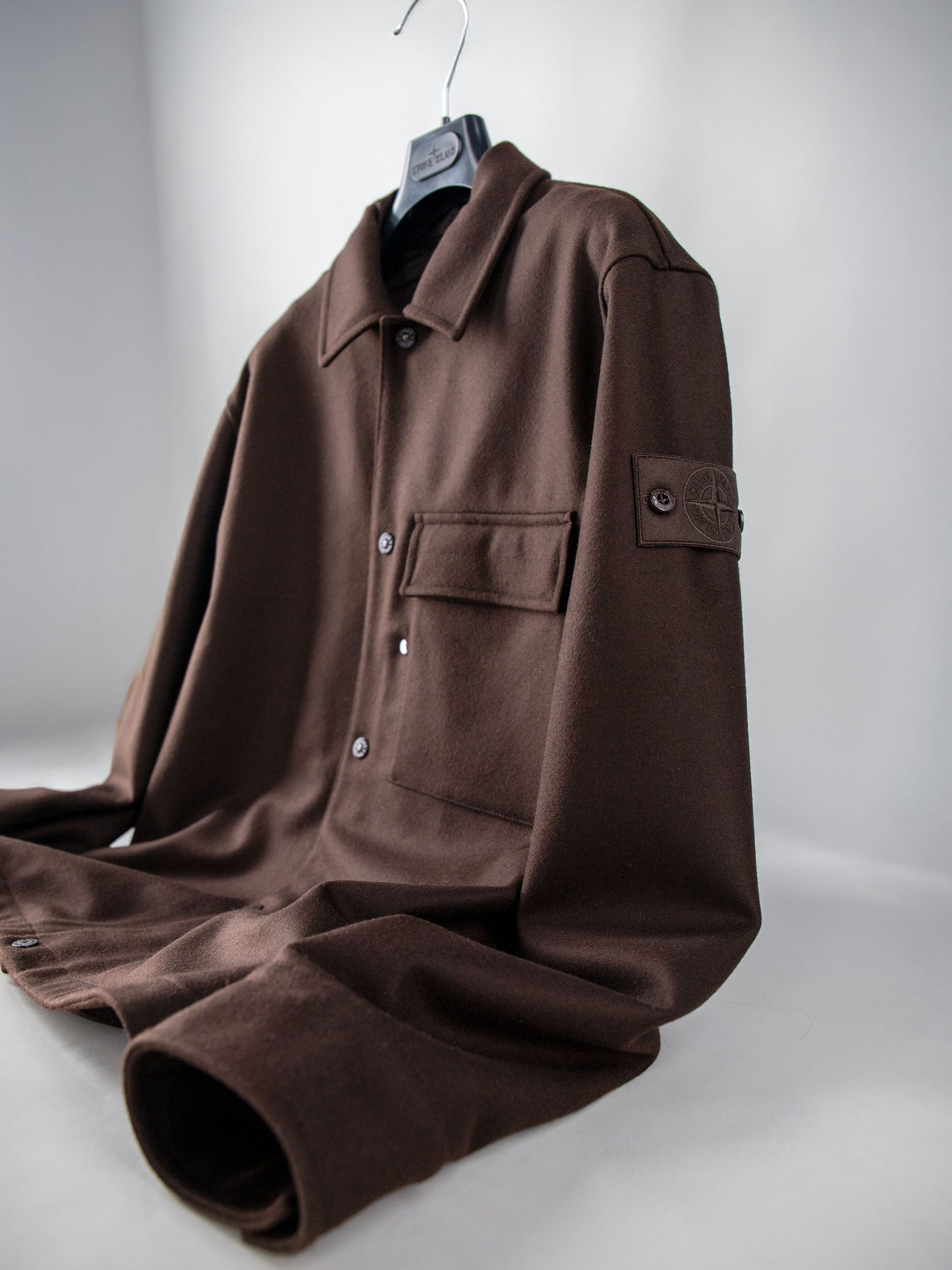Stone Island Overshirt Bruin Ghost