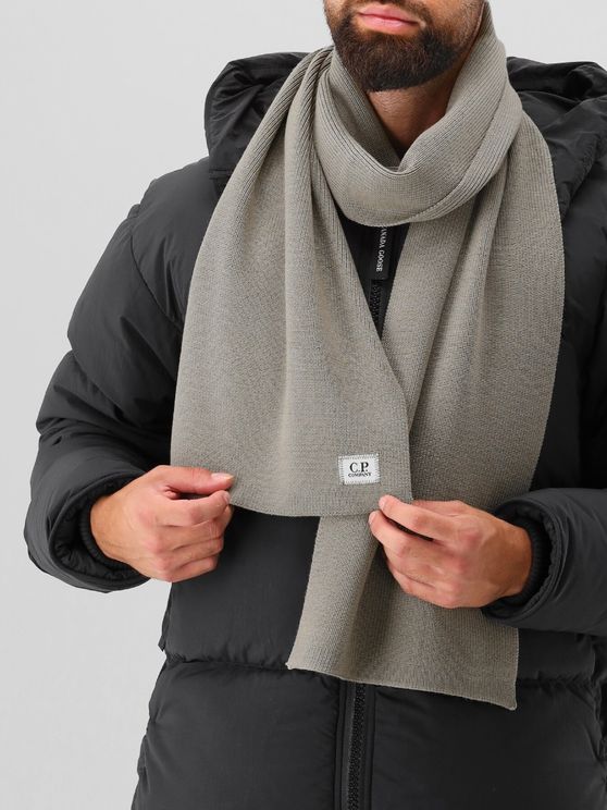 C.P. Company Sjaals Grijs Re-Wool
