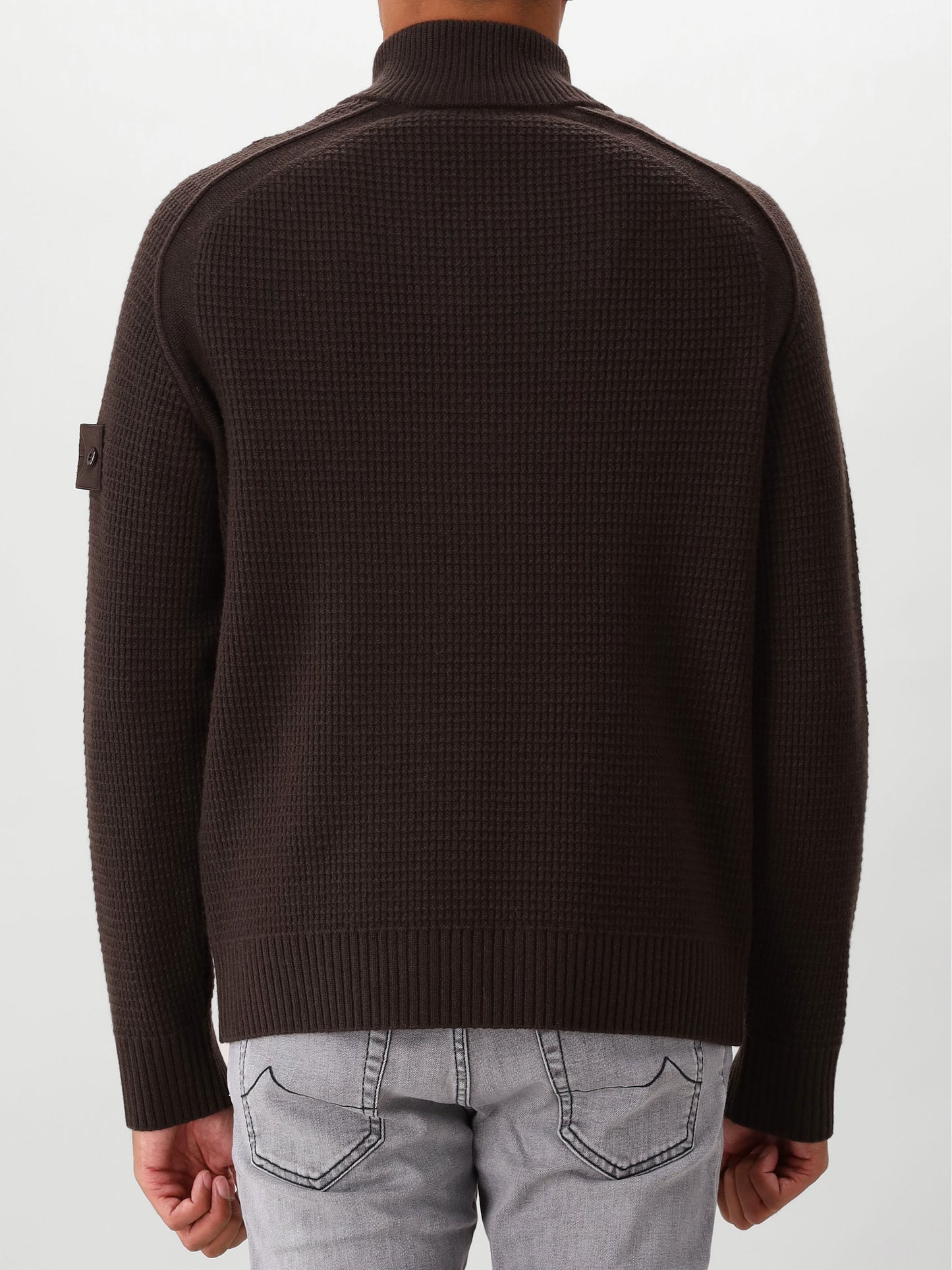Stone Island Gebreid Vest Bruin