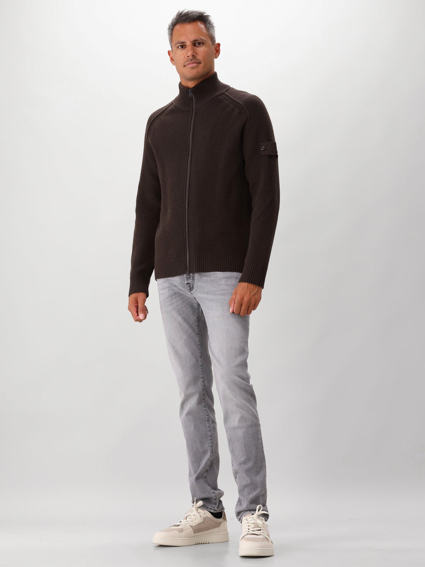 Stone Island Gebreid Vest Bruin