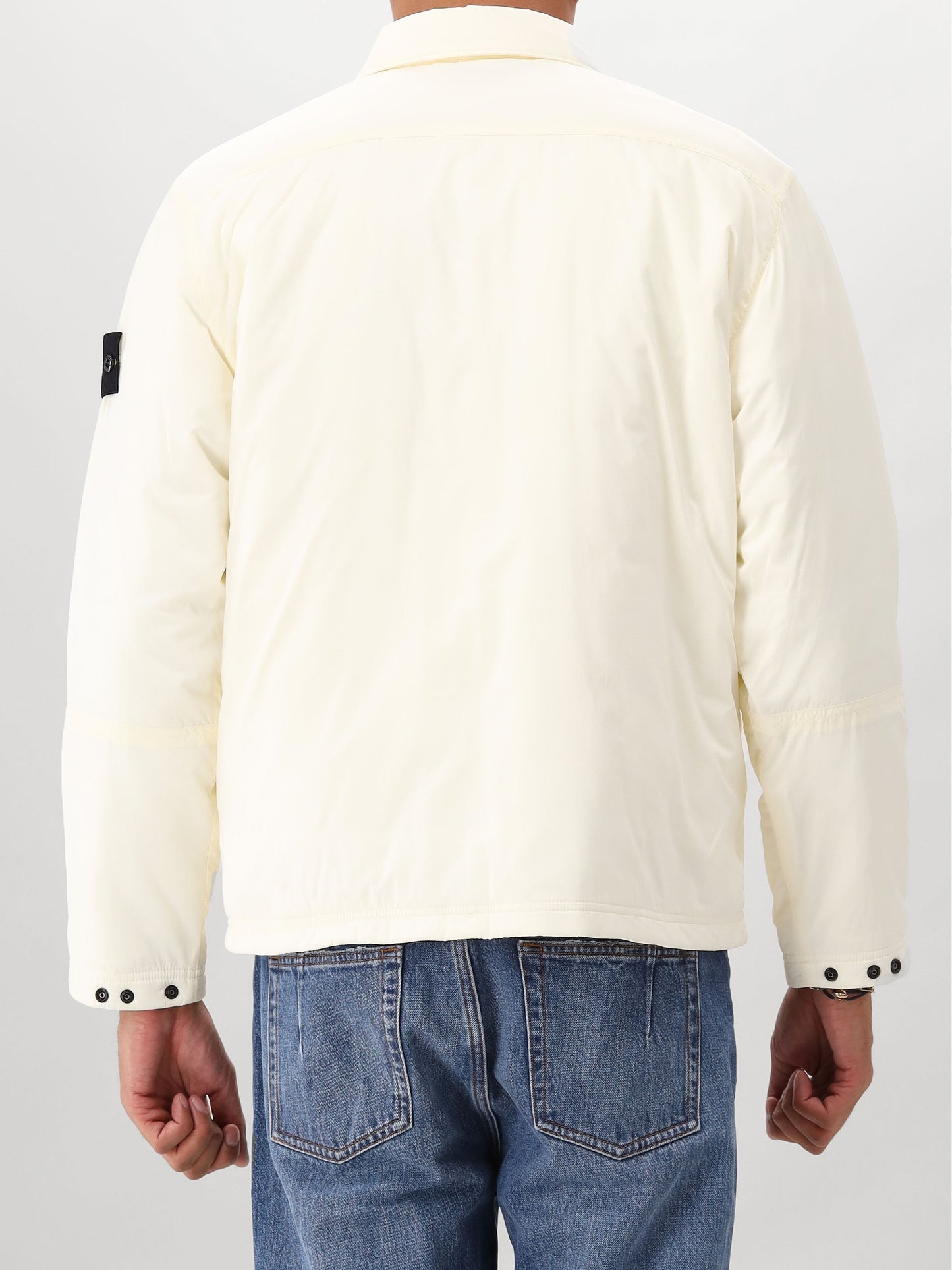 Stone Island Overshirt Gebroken Wit