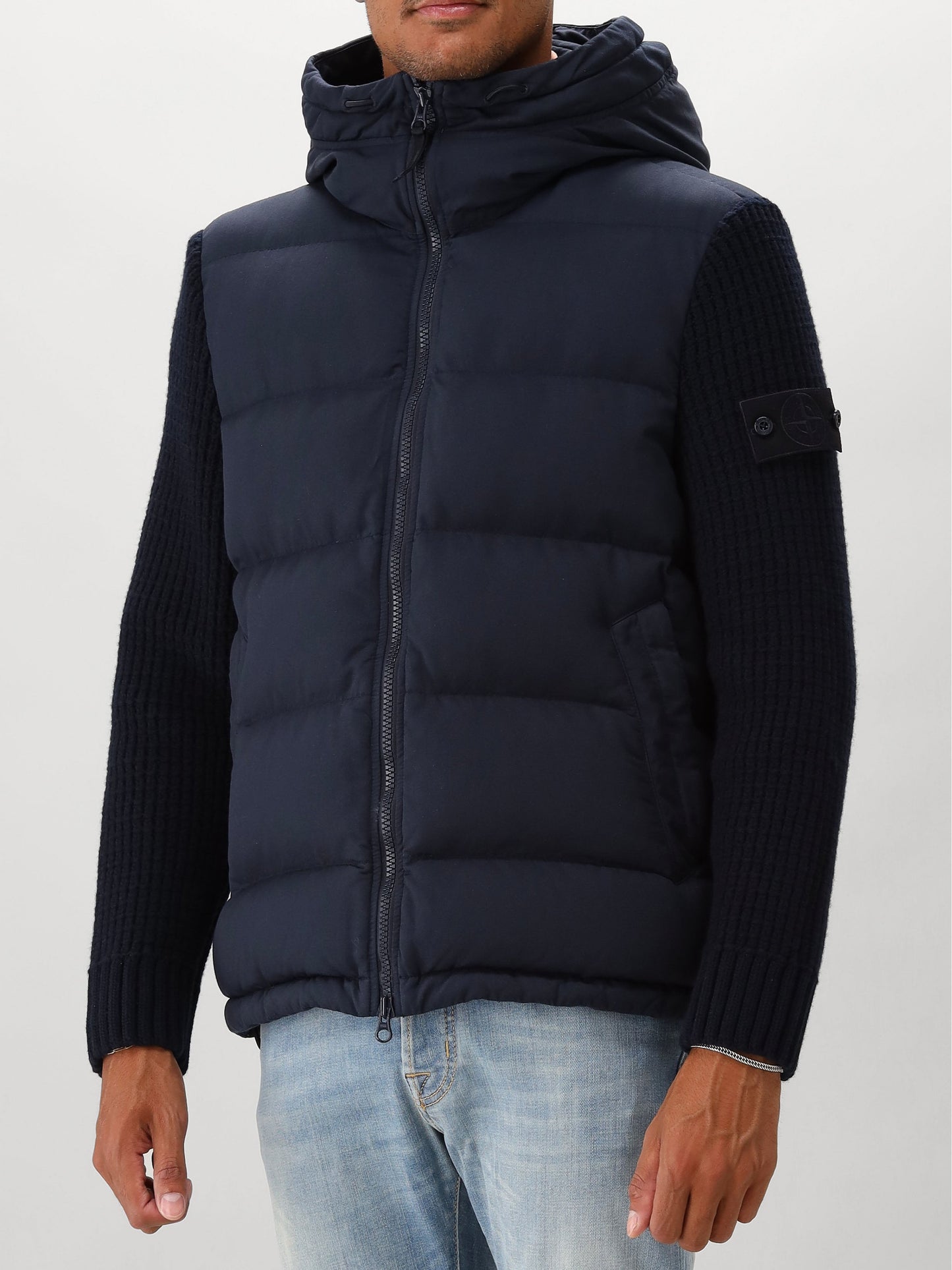 Stone Island Donsjas Blauw Ghost