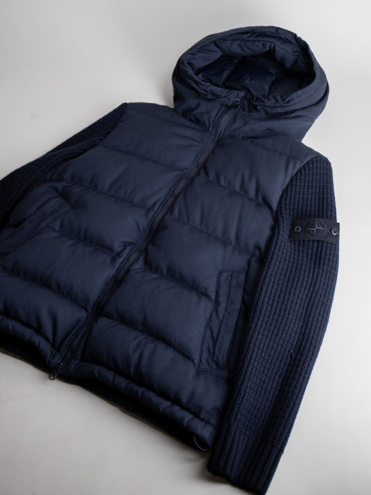 Stone Island Donsjas Blauw Ghost