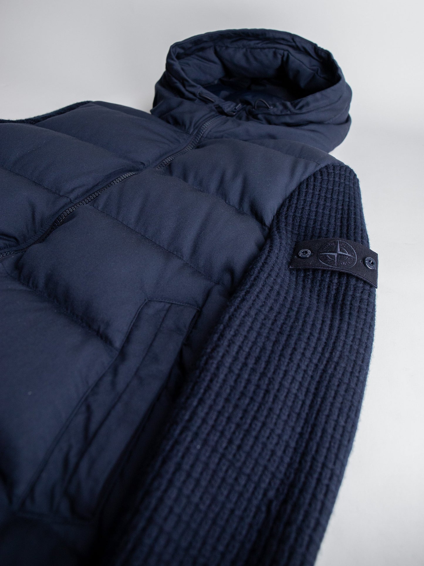 Stone Island Donsjas Blauw Ghost