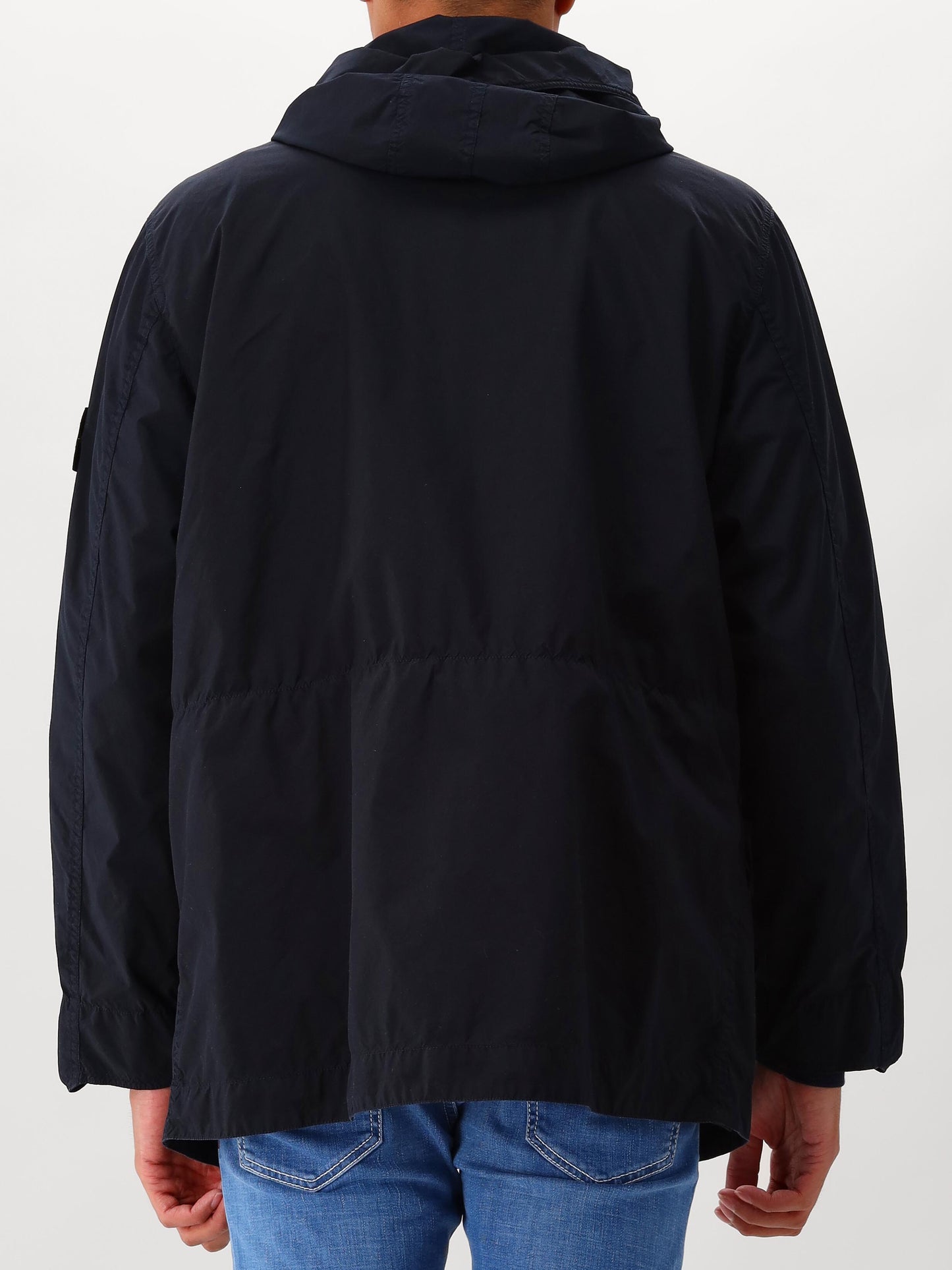 Stone Island Jas Blauw Short Parka