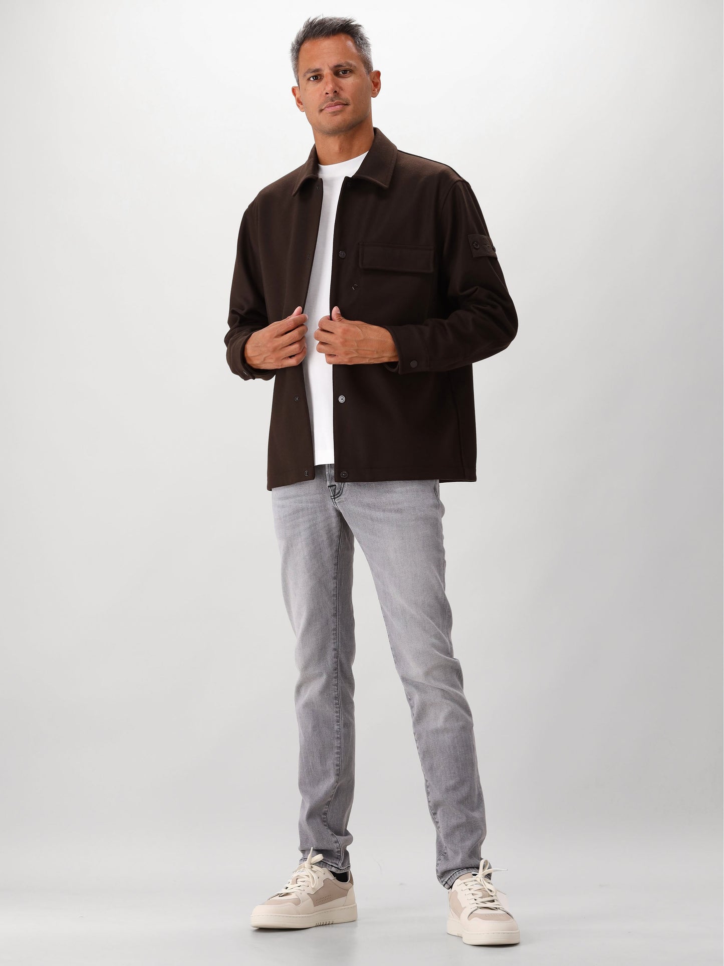 Stone Island Overshirt Bruin Ghost