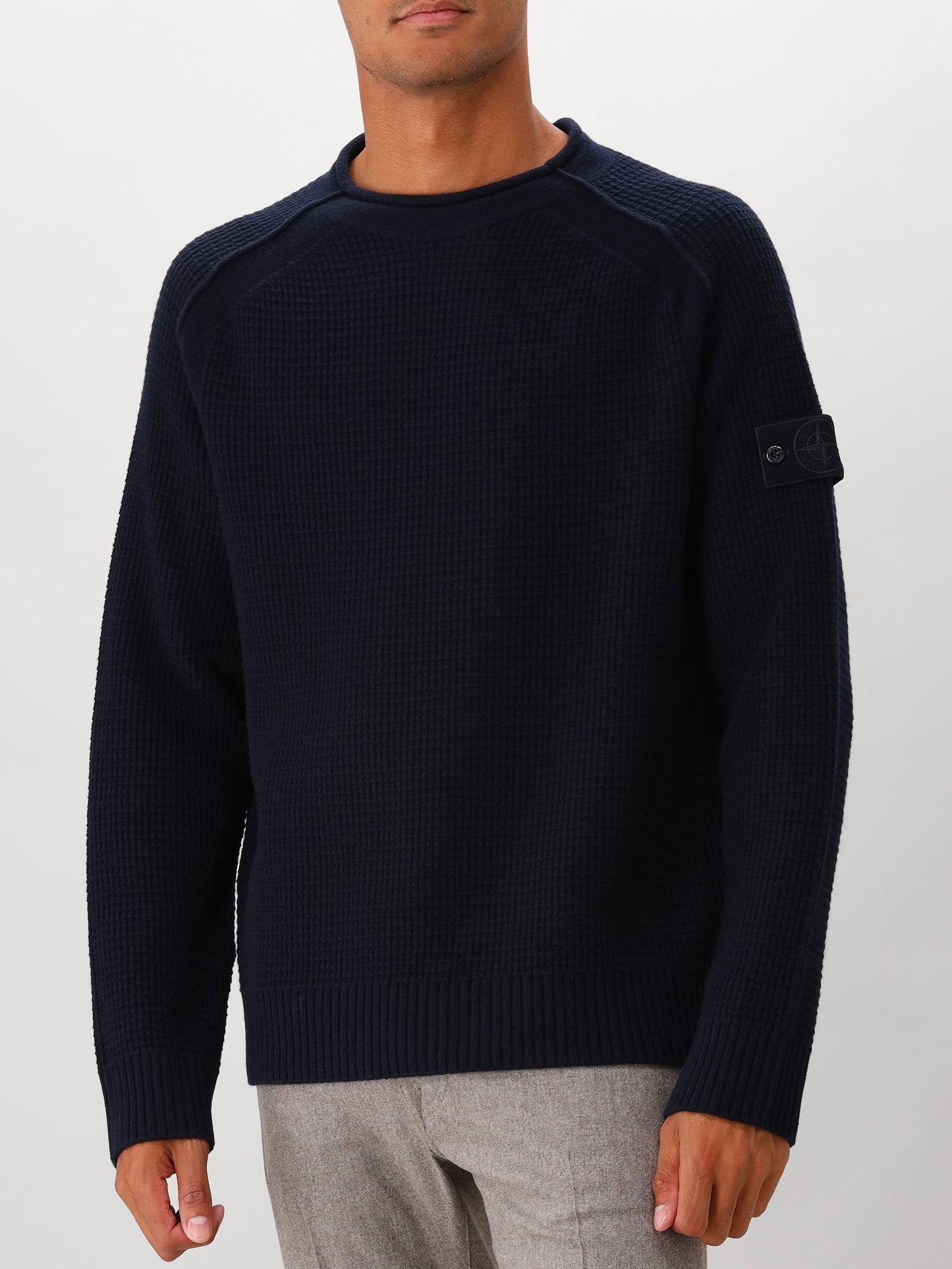 Stone Island Trui Blauw Maglia RWS Ghost