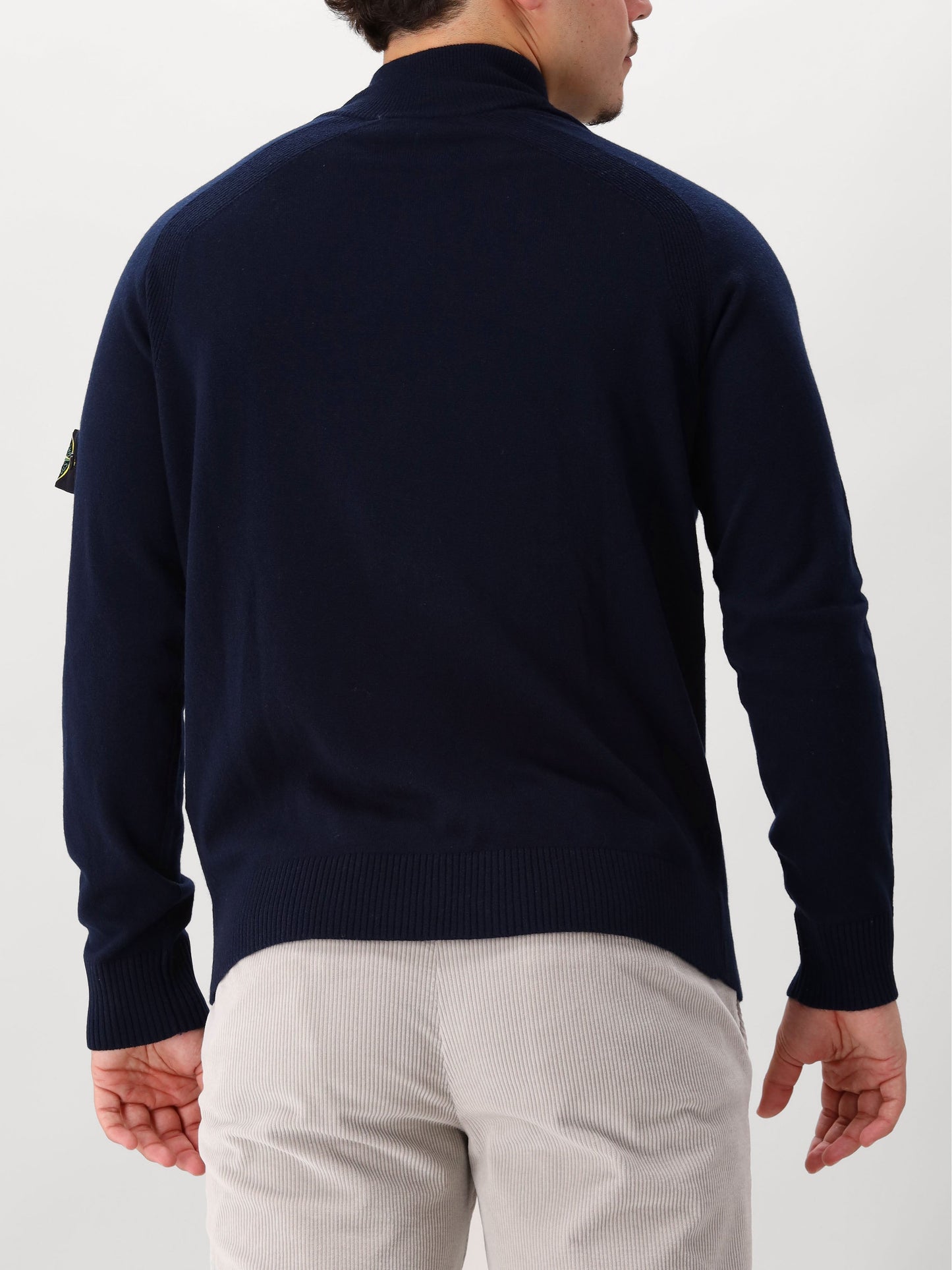 Stone Island Gebreid Vest Blauw