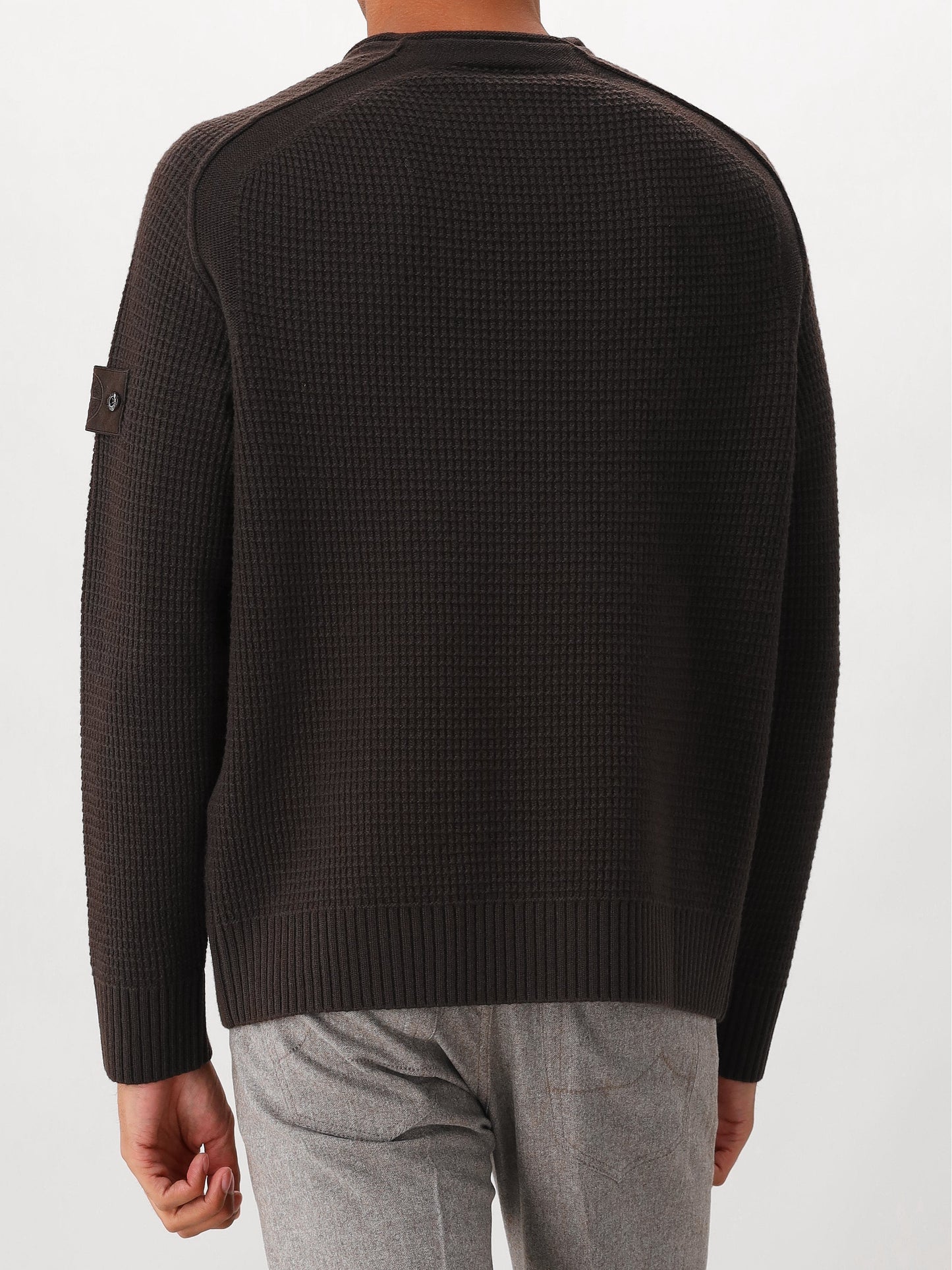Stone Island Trui Bruin Ghost Maglia RWS