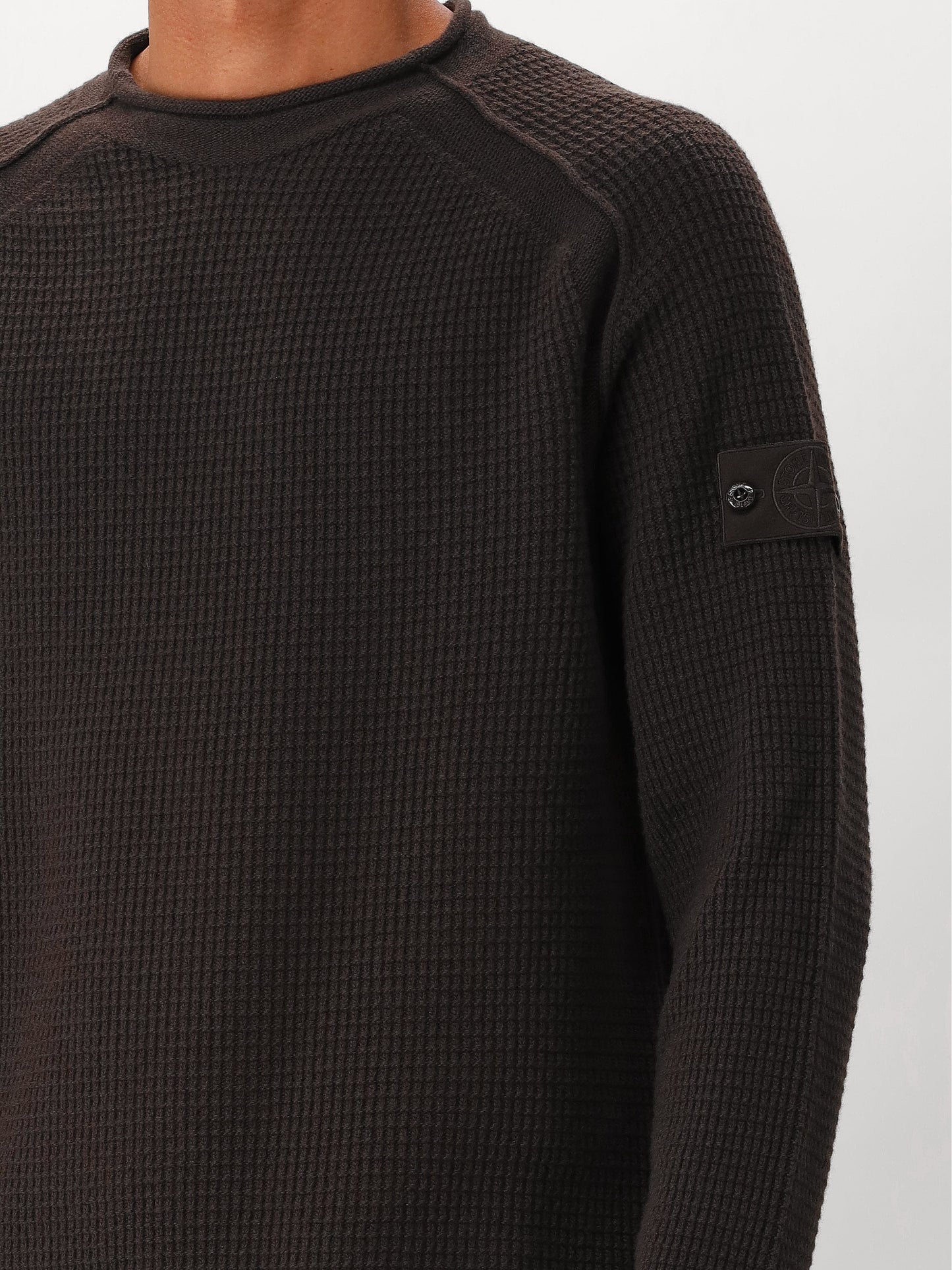 Stone Island Trui Bruin Ghost Maglia RWS