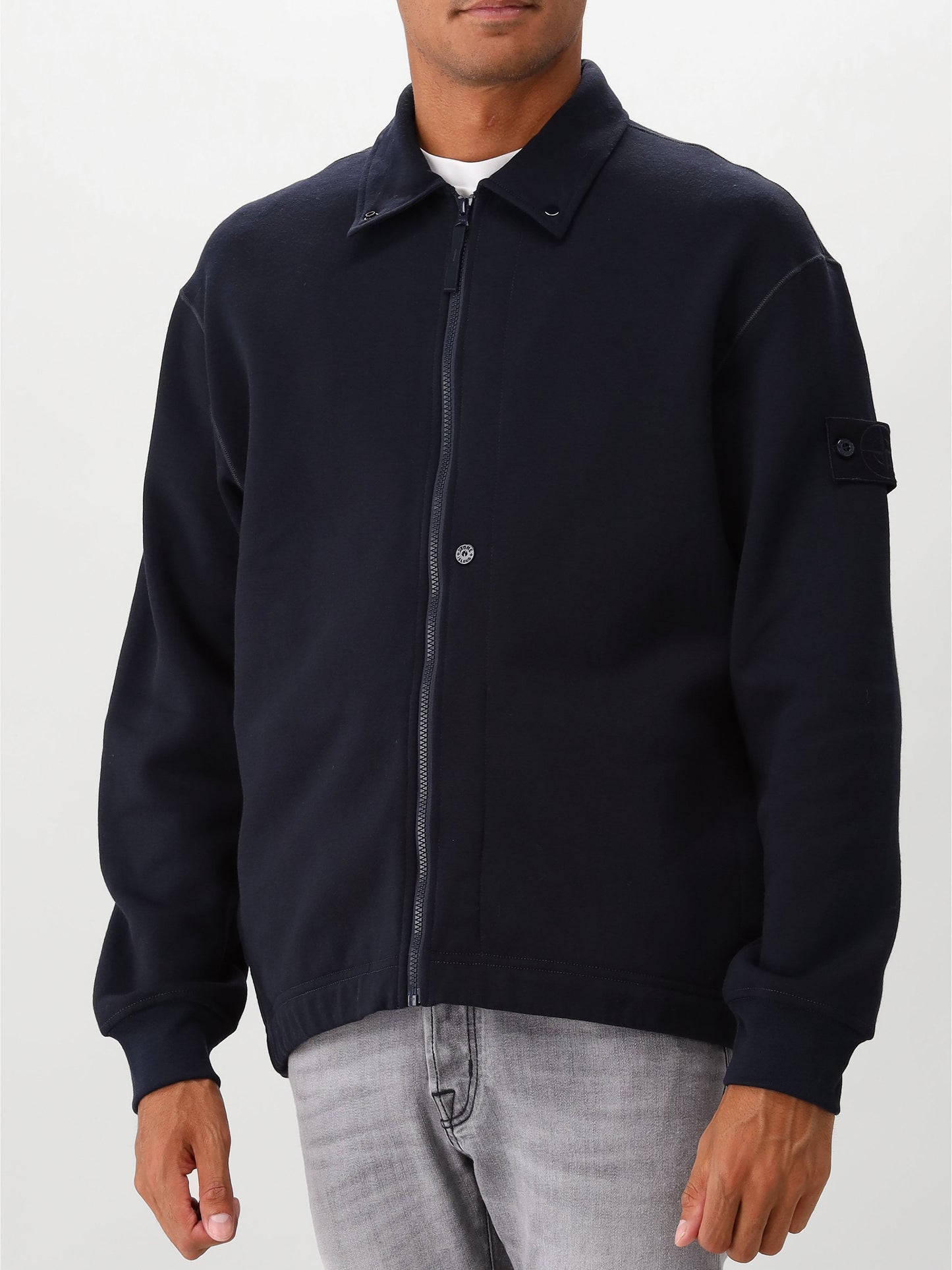 Stone Island Vest Blauw Ghost