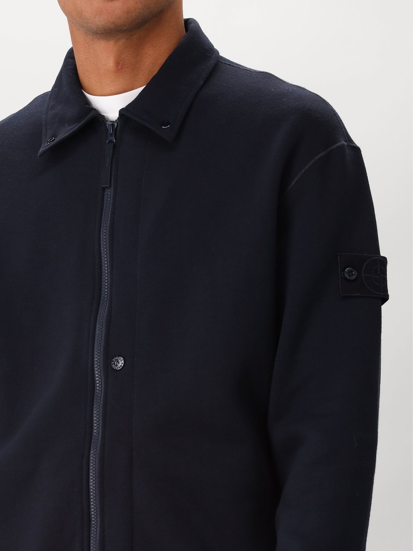 Stone Island Vest Blauw Ghost