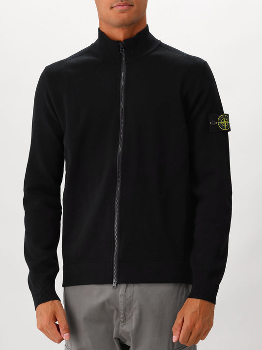 Stone Island Gebreid Vest Zwart