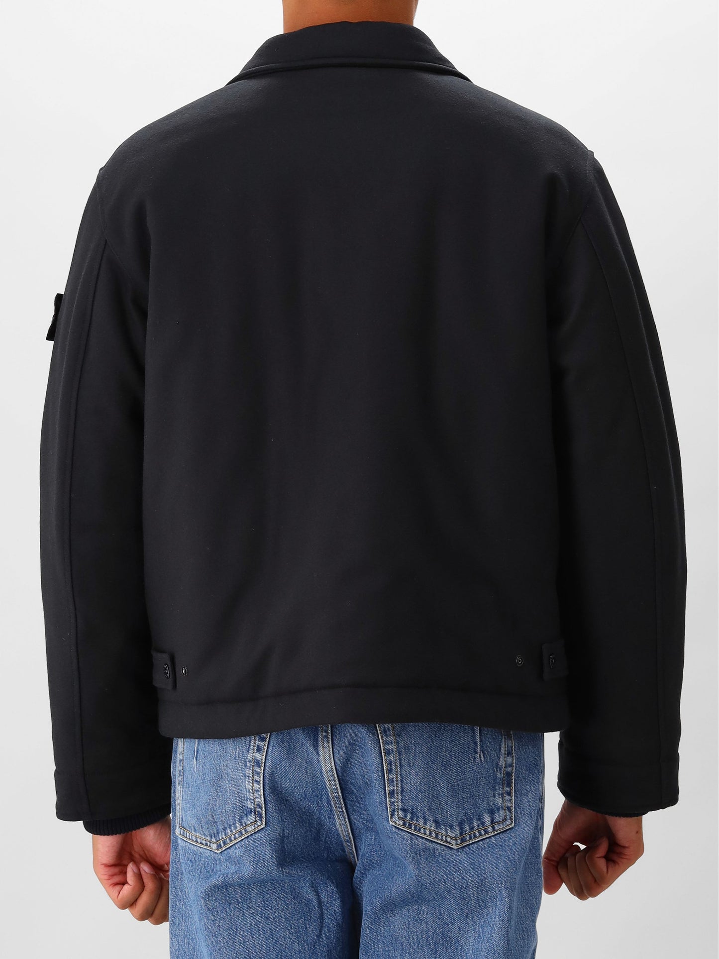 Stone Island Jas Blauw Capospalla Ghost
