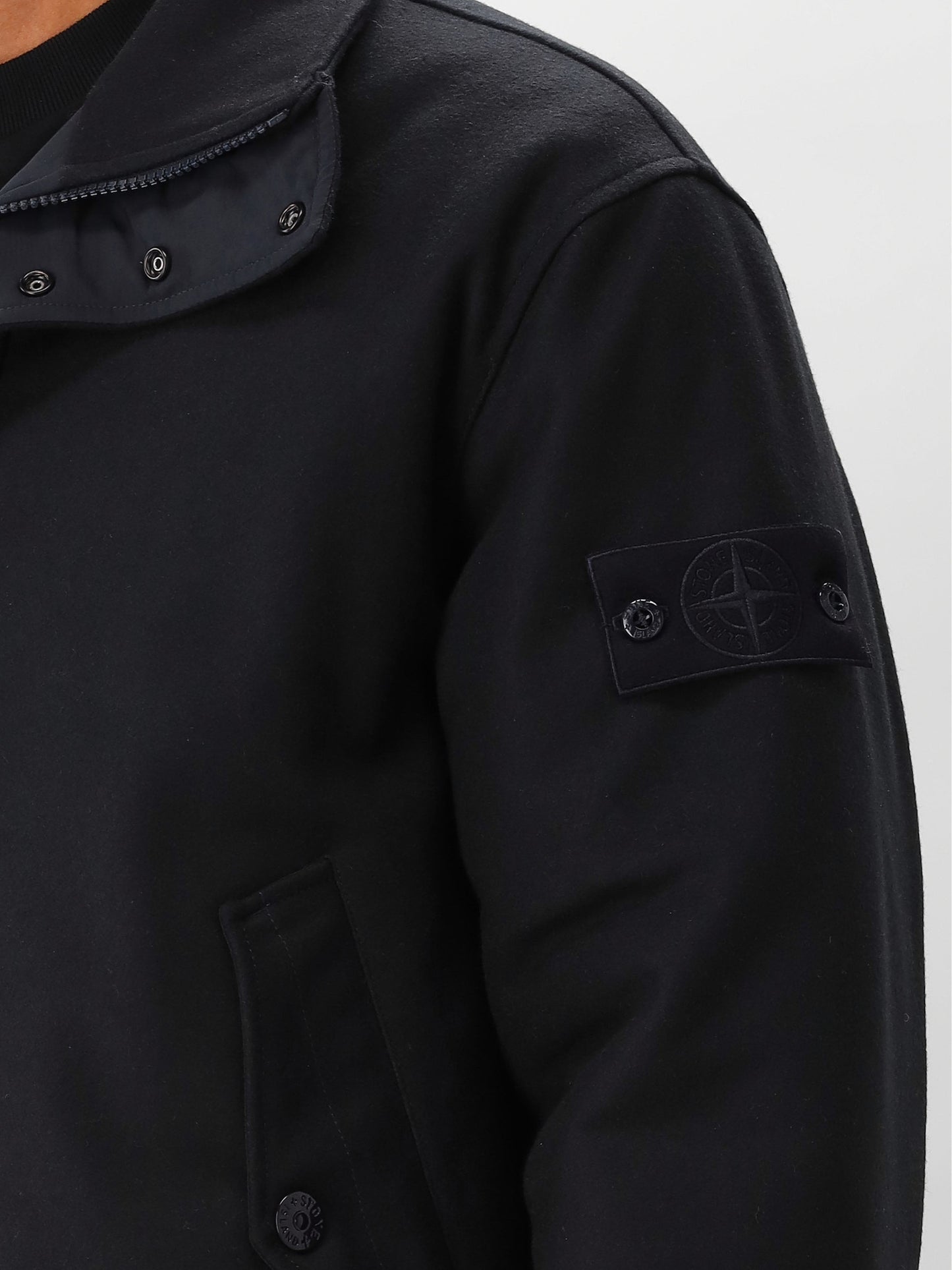 Stone Island Jas Blauw Capospalla Ghost